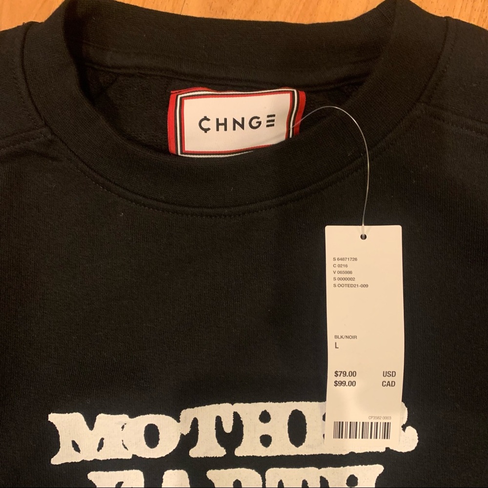 CHNGE Mother Earth Crew Neck Oversized Sweatshirt Urban Outfitters New w/ Tags - Picture 3 of 8